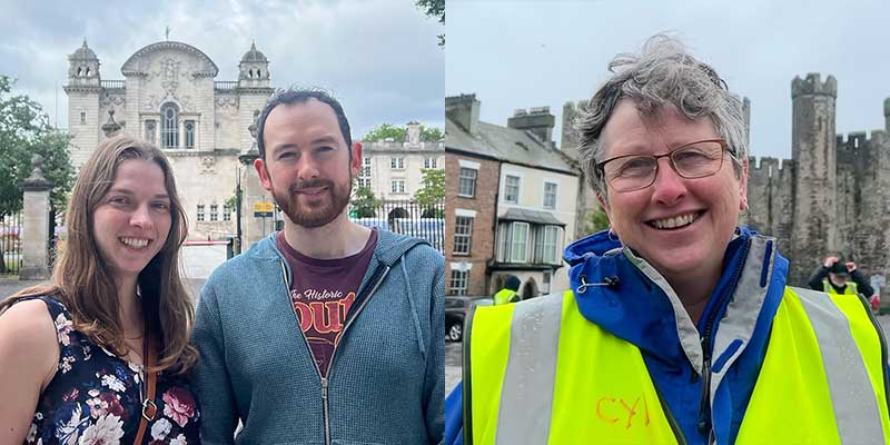 Left: Stuart and Angelina Mitchell. Right: Sian Howys. All images © Nuriya Aliyaskarova.