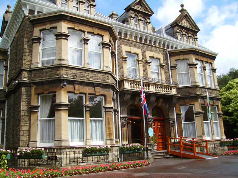 Mansion House in Cardiff, the venue for the citizenship ceremony. Photograph by Seth Whales.