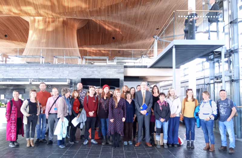 Declaration of Climate Emergency at the Senedd 1 May 2019 ©Anna Munro