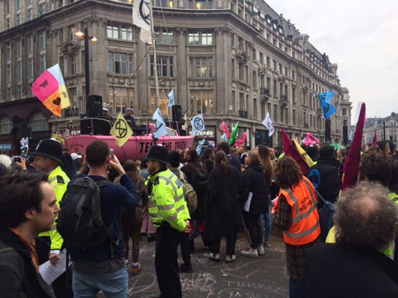 Extinction Rebellion protest, London 2019 ©Kirsti Bohata