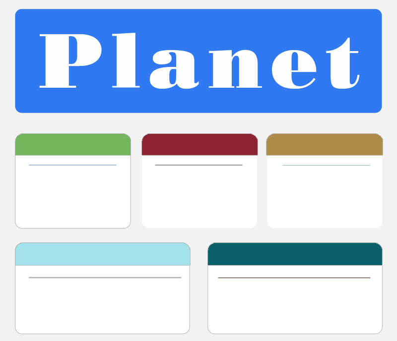 Planet Homepage