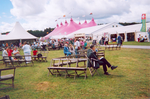 The famous never-to-be-seen-again pink pavilion © Iwan Llwyd